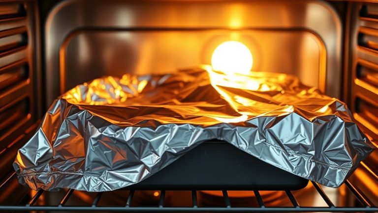 aluminum foil oven safety