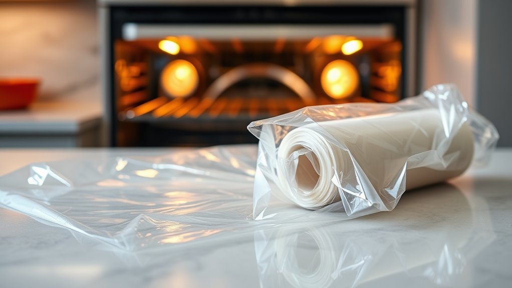 avoid plastic in oven