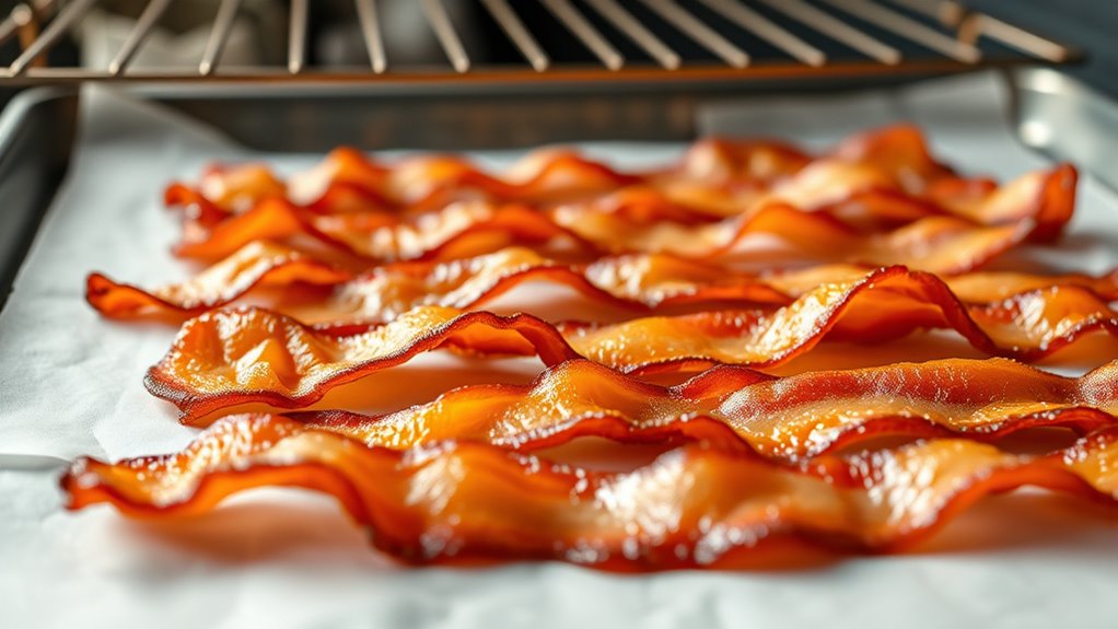 bake bacon evenly crisp