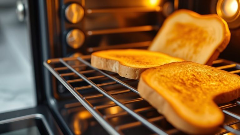 bake bread until toasted