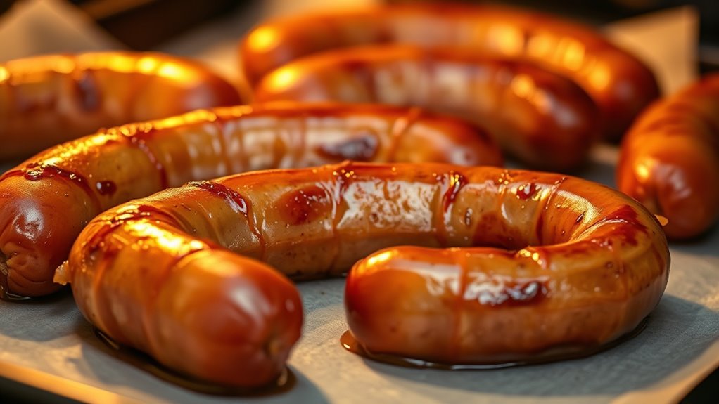bake sausages at 375 f