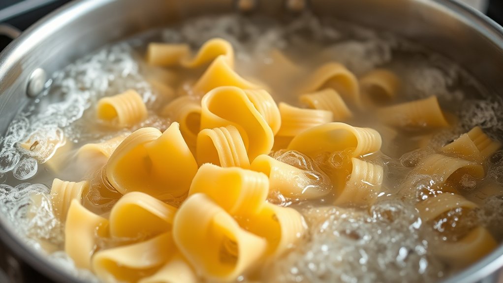 boiling noodles slightly alters nutrients