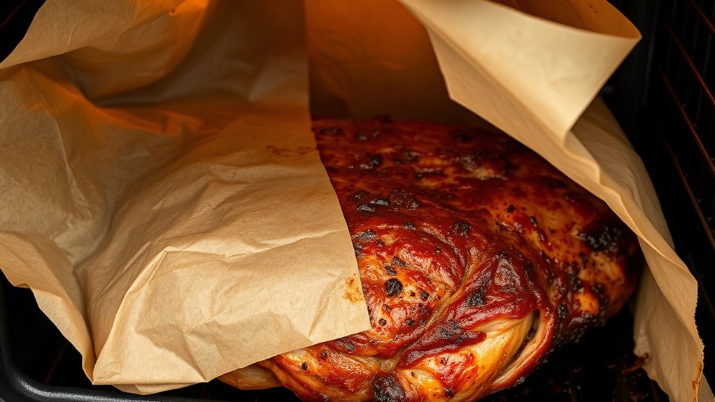 butcher paper is unsafe oven use