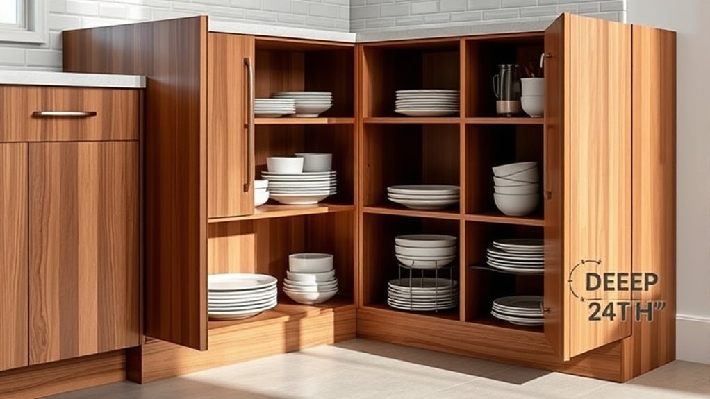 cabinet depth impacts storage