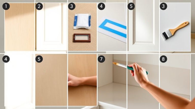 cabinet painting step by step