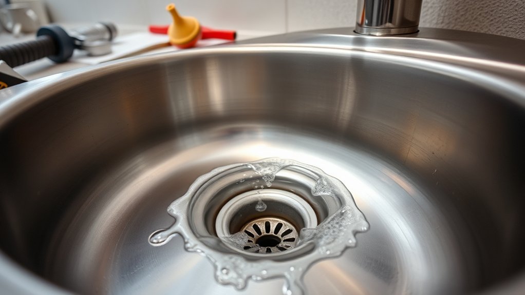 call plumber for gurgling