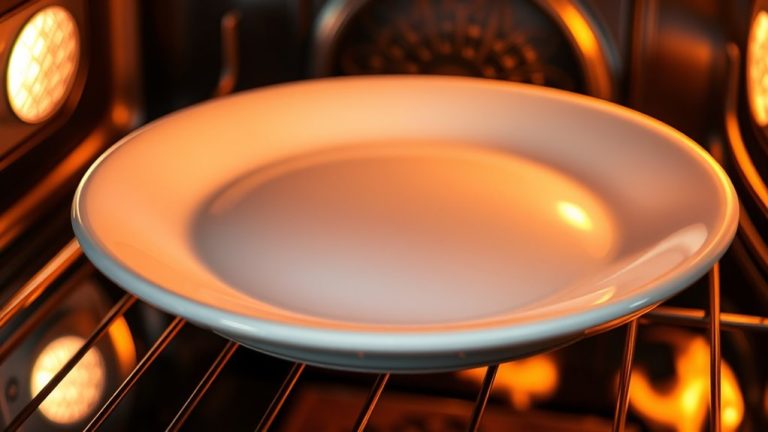 ceramic plate oven effects