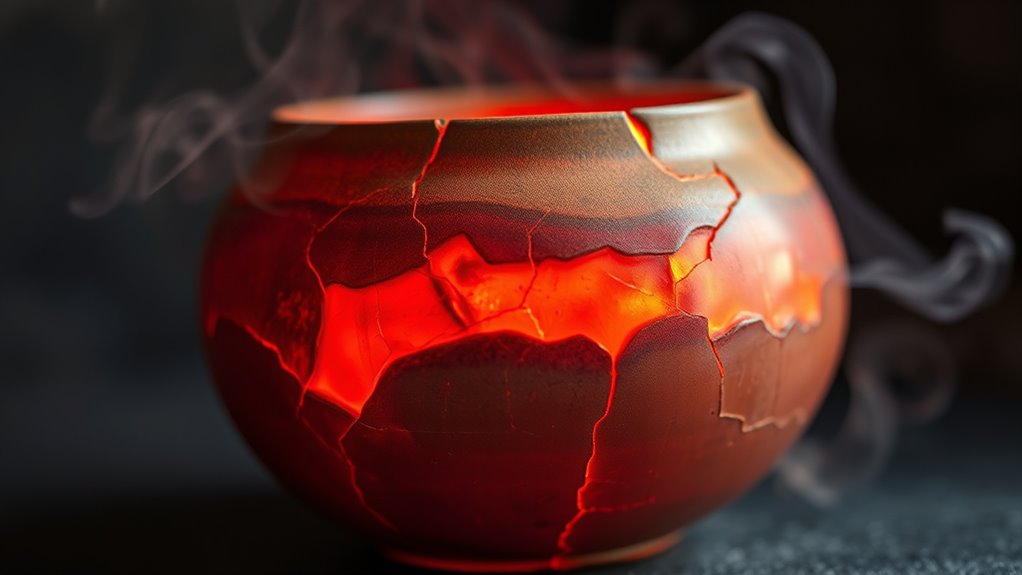 clay transforms through firing