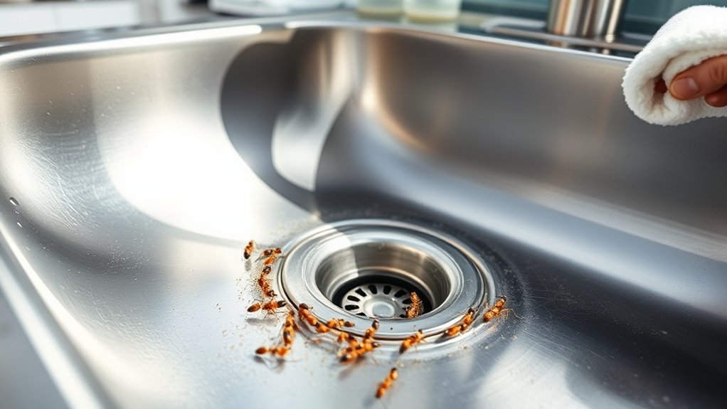 clean dry remove food