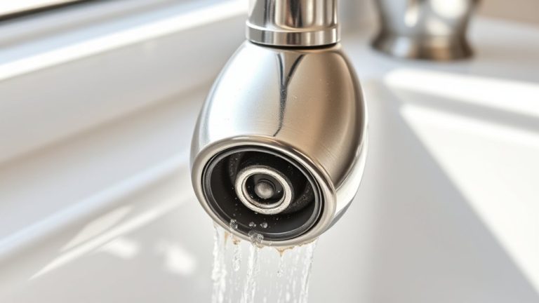 clean faucet head easily