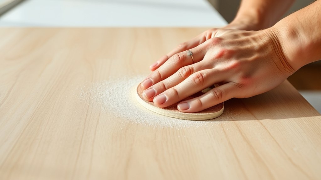 clean sand prepare surfaces