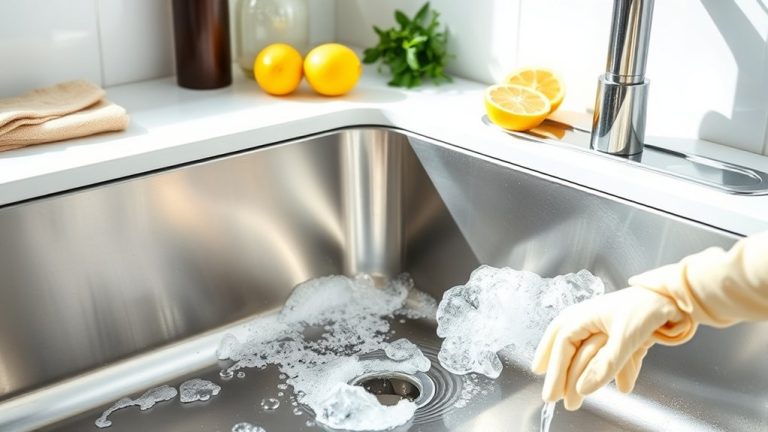 clean simple kitchen sink