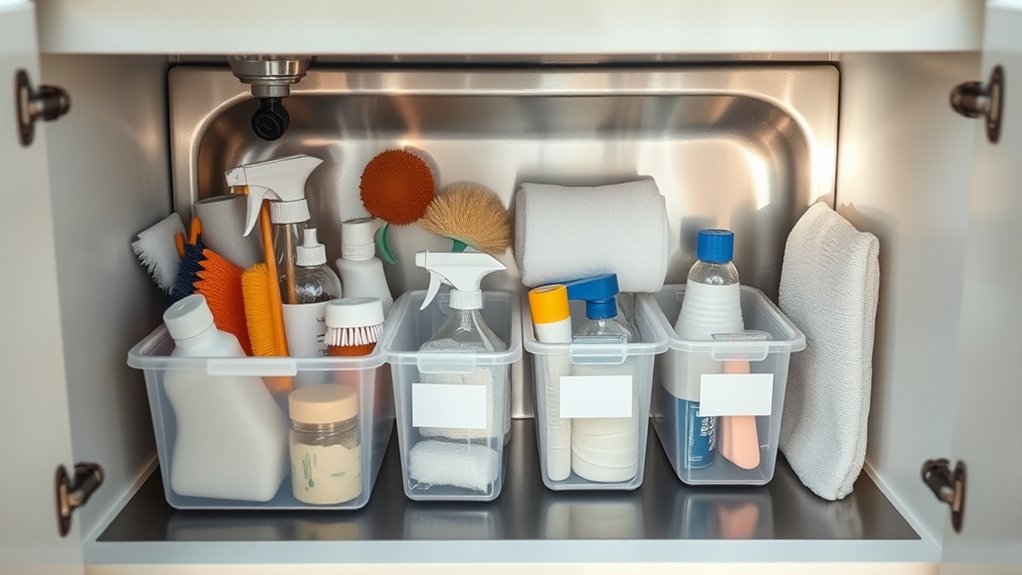 clear categorize declutter organize
