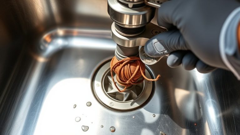 clear sink drain blockage
