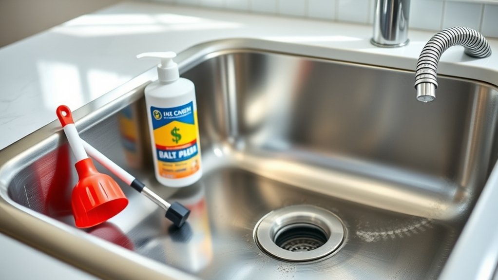 clogged sink quick solutions