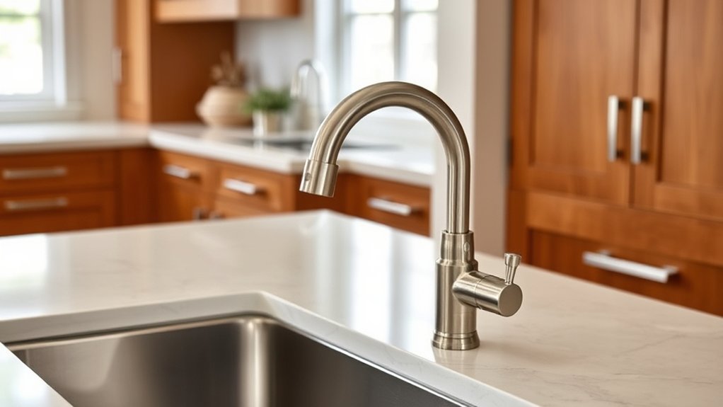 cohesive kitchen fixture design