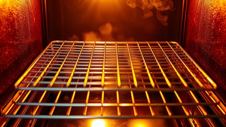 cooling rack in oven