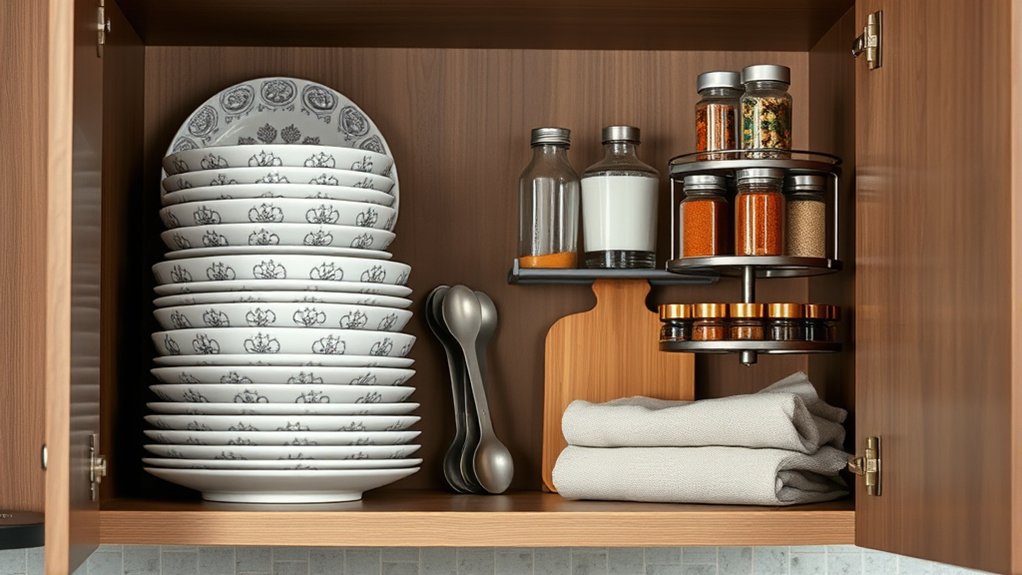corner cabinet organization solutions