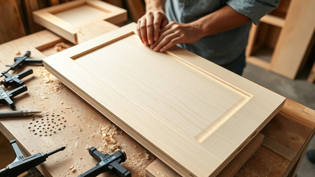 custom handcrafted kitchen doors