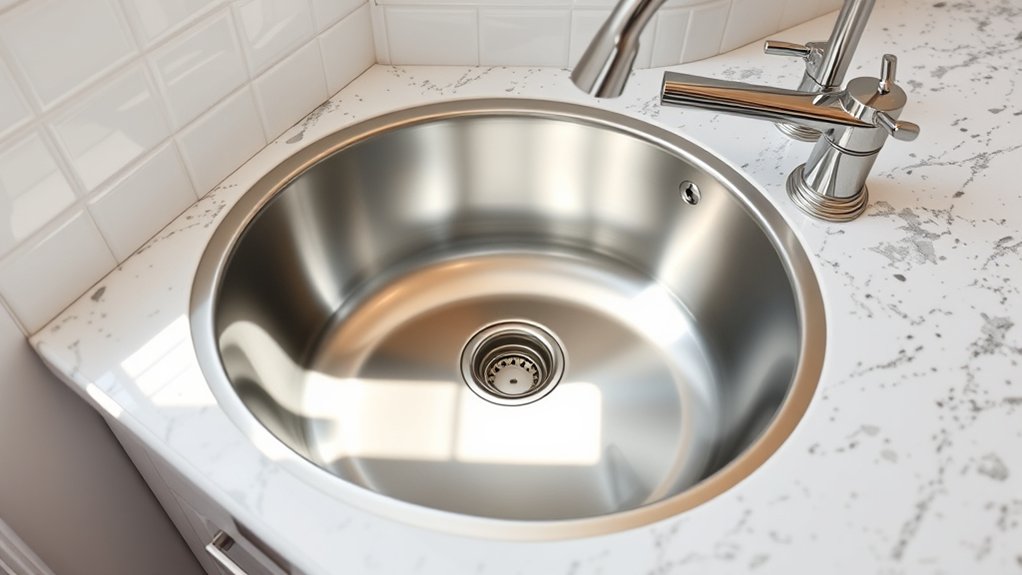 durable stylish kitchen sink materials