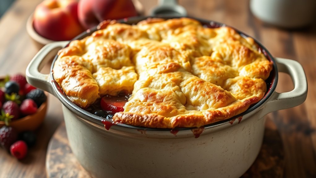 dutch oven fruit cobbler recipe