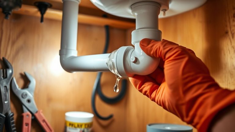 fix kitchen sink leak