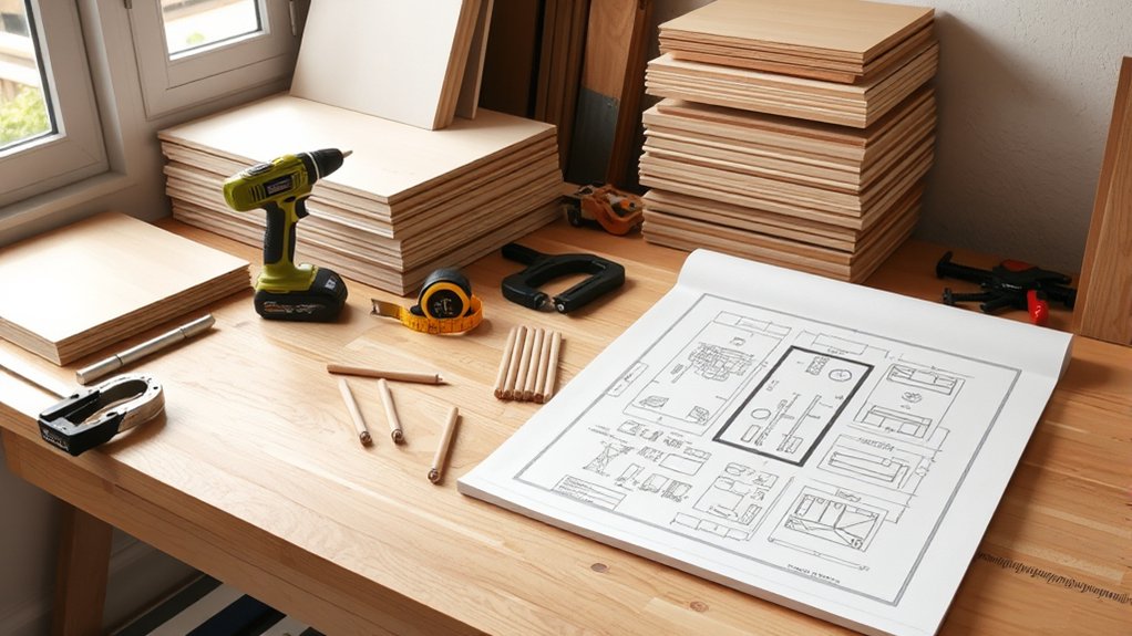 gather quality tools and materials