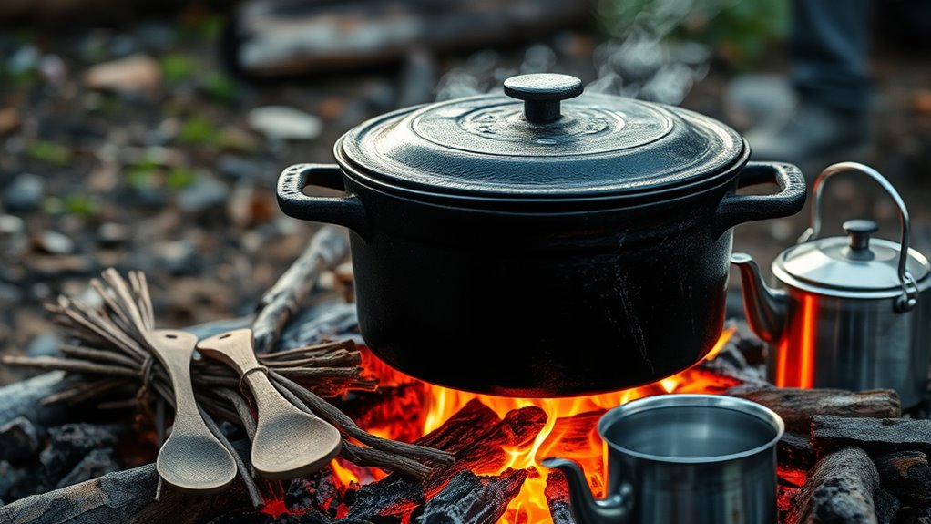 gather supplies before boiling