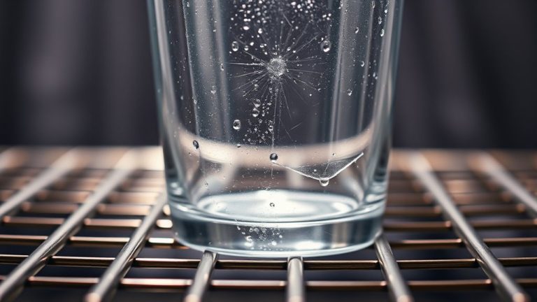glass shatters from heat