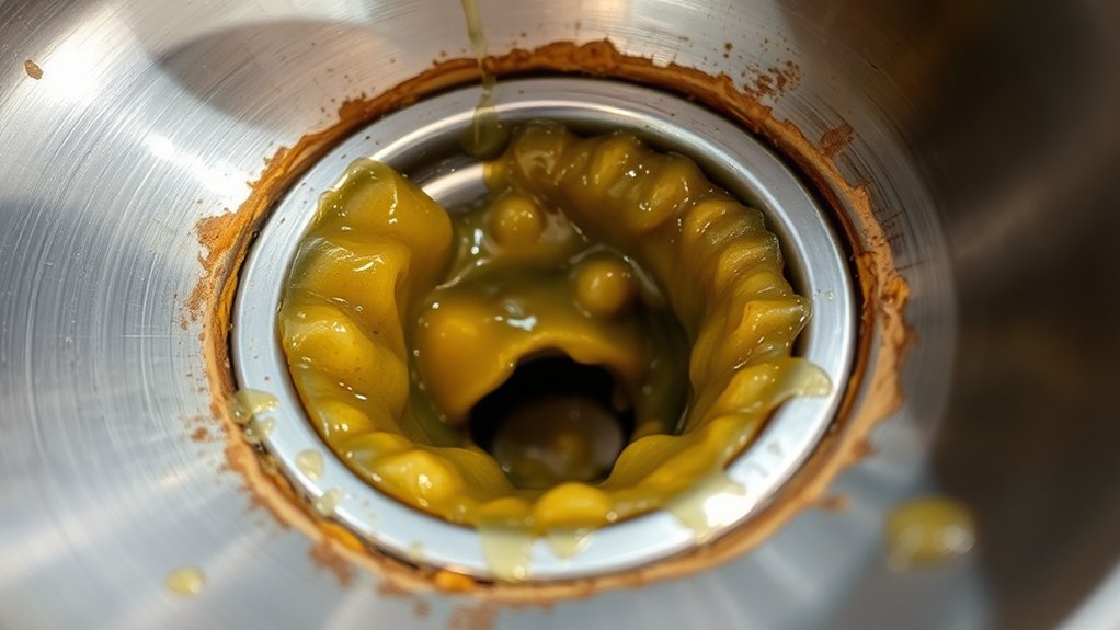 grease hardens causes blockages
