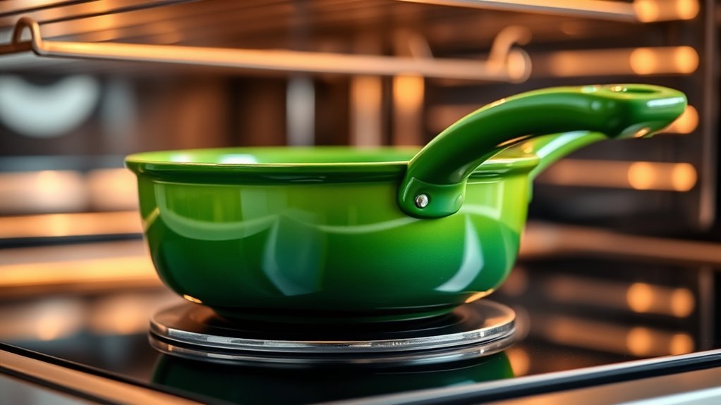 green pan oven temperature guidelines