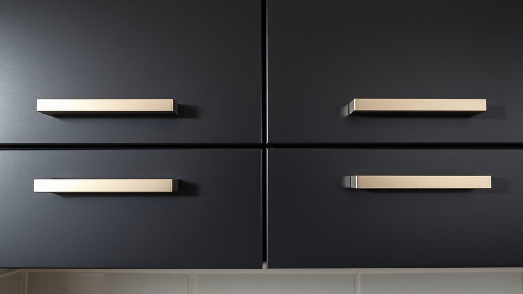 handle placement and material