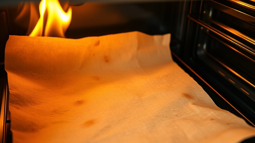 heat weakens paper strength
