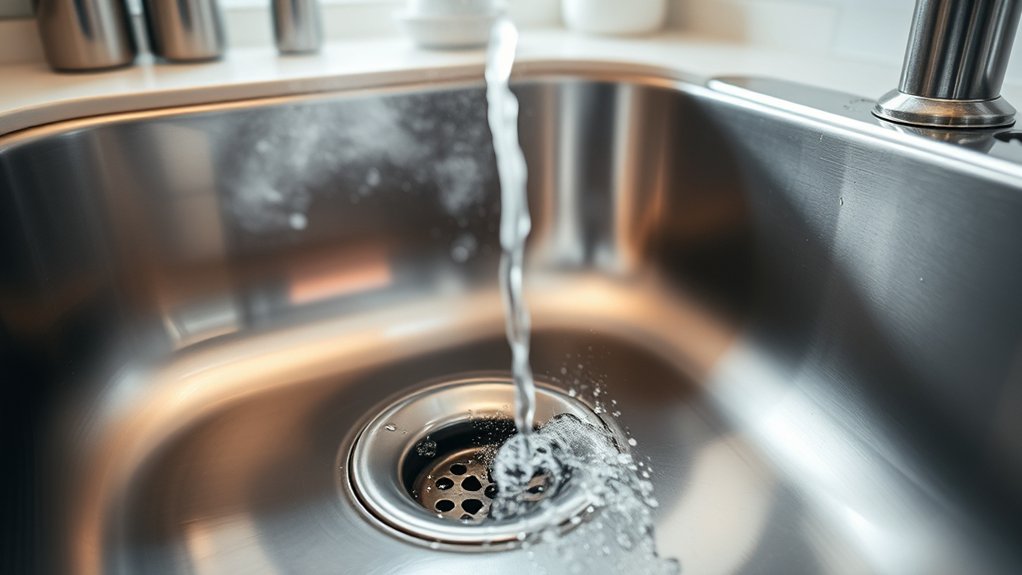hot water clears minor clogs