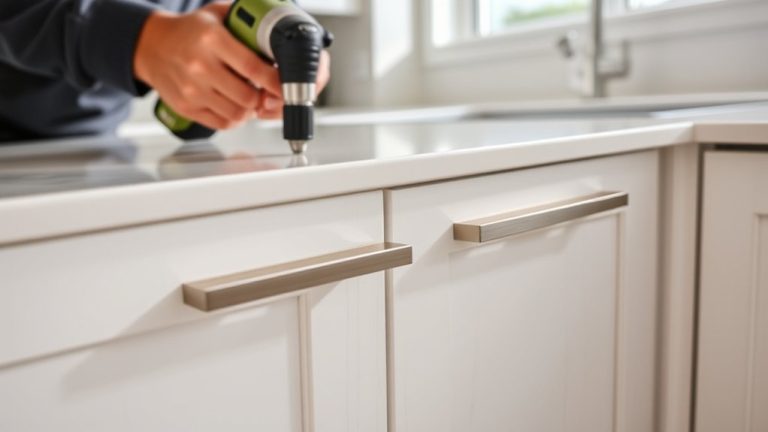 installing cabinet hardware