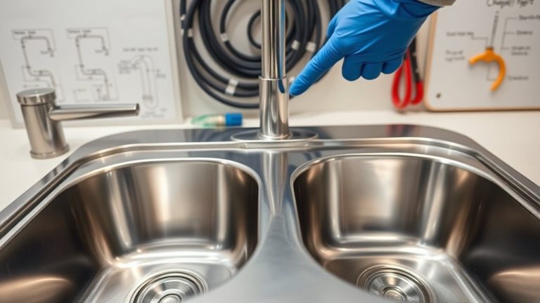 installing dual kitchen plumbing