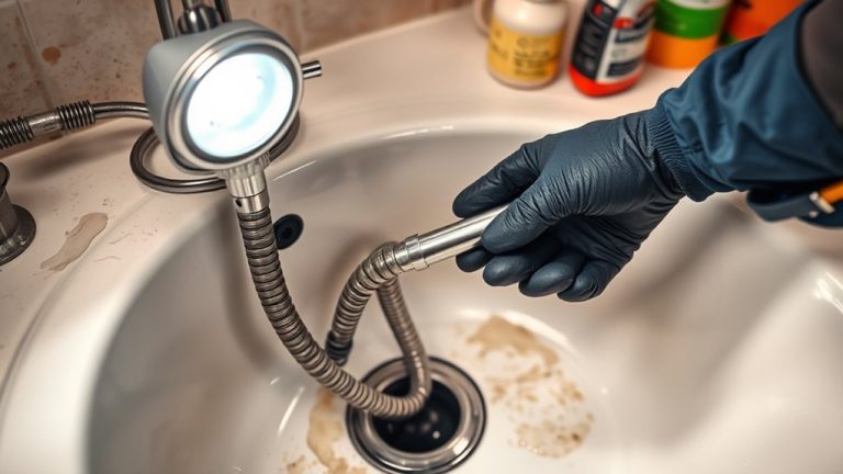 kitchen sink drain cleaning