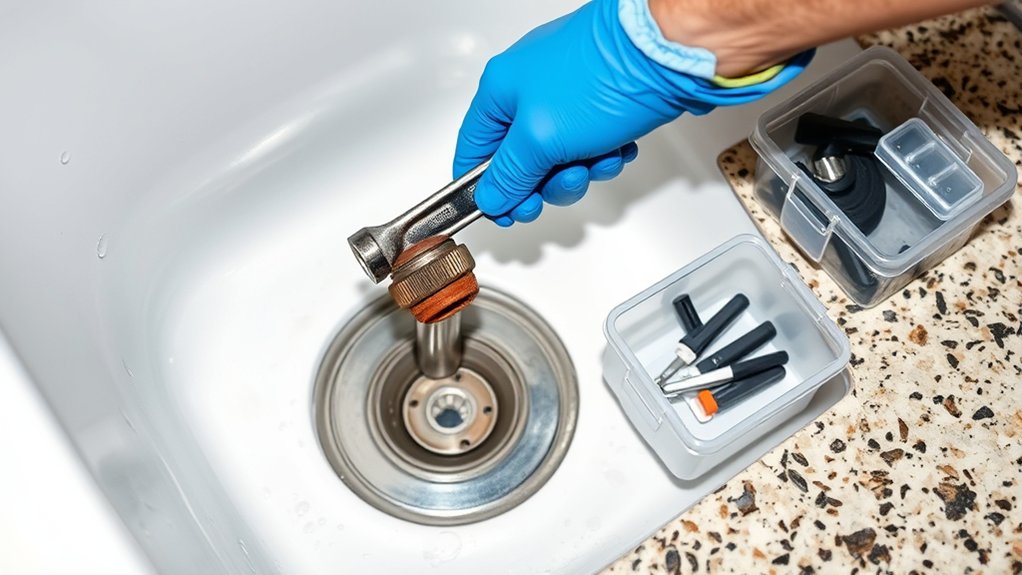 kitchen sink drain replacement