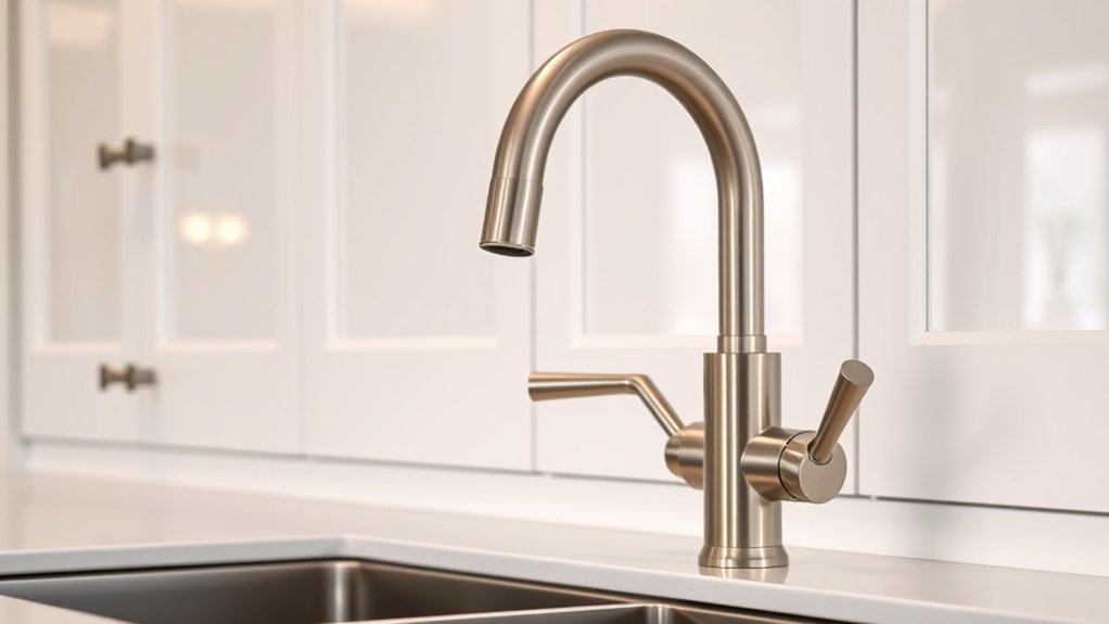 matching hardware finishes and styles