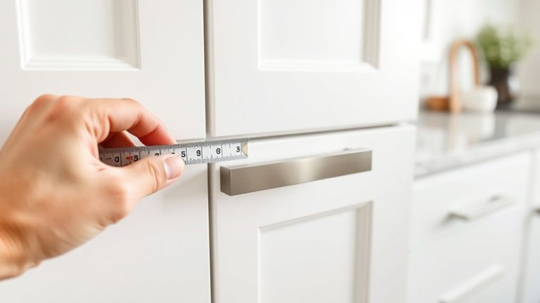 measure kitchen cabinet pulls