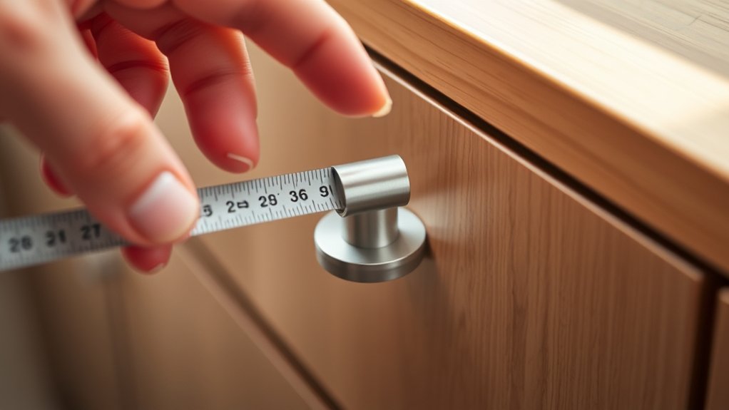 measure screw hole centers