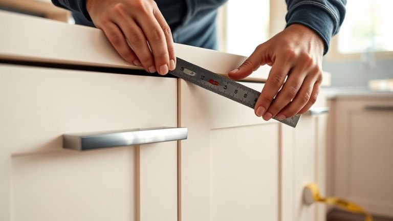 measuring kitchen cabinet doors