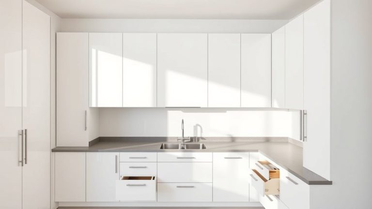 modern sleek cabinet design