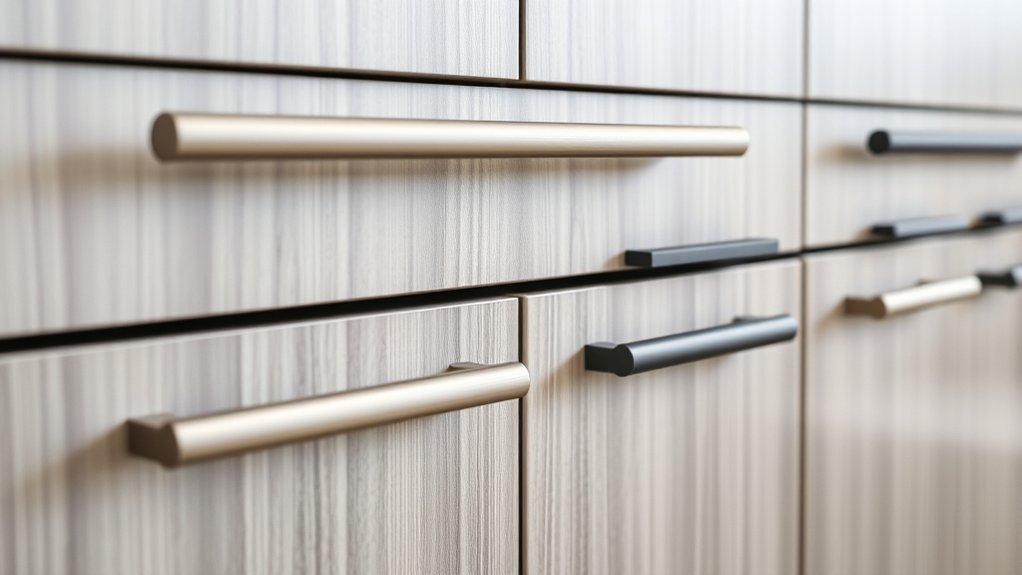 modern sleek functional handles