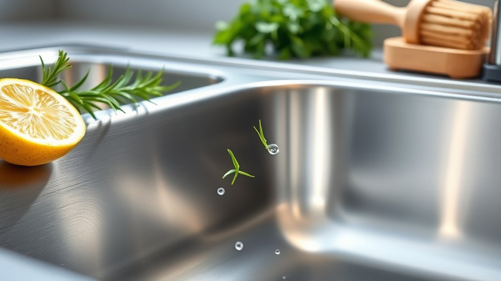 natural kitchen sink hygiene