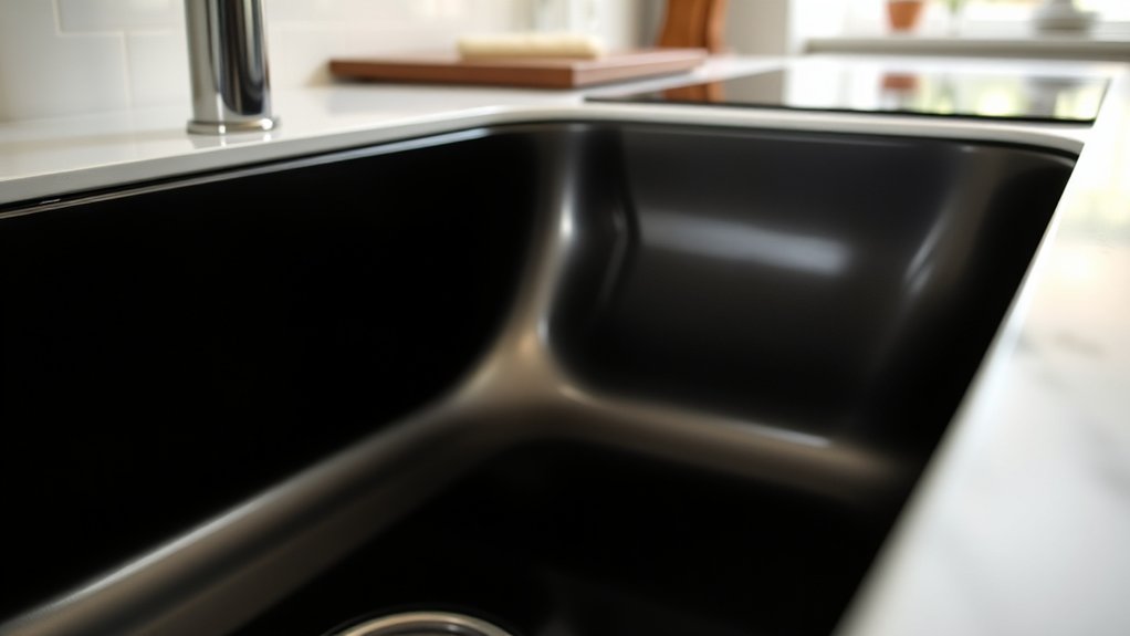 optimal depth for sinks
