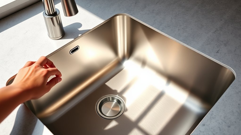 optimal sink depth balance