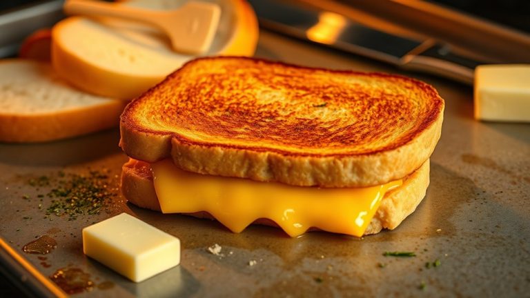 oven baked grilled cheese