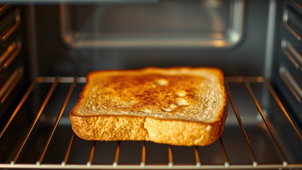 oven toasted bread with toppings