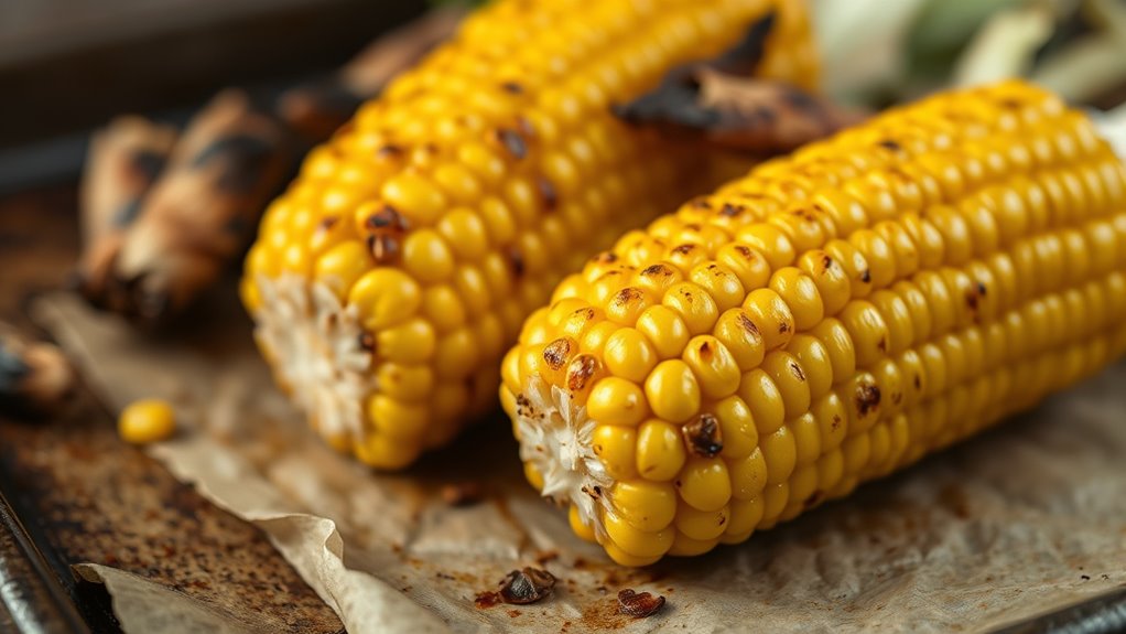 prepare corn for roasting